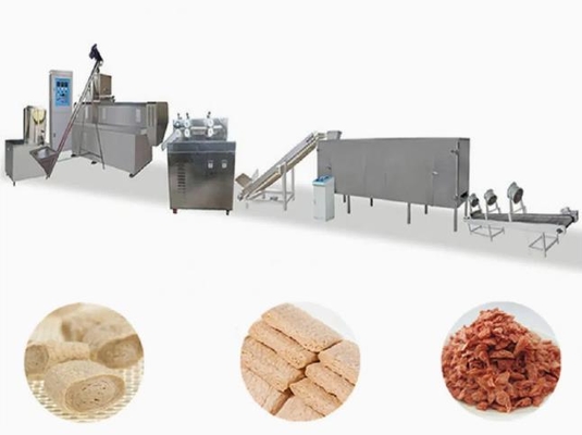 High capacity Corn flakes Soya Extruder Machine with twin screw extruder