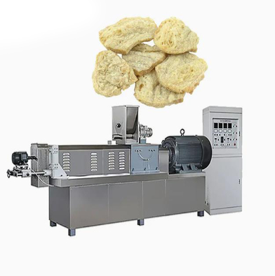 Vegetable Protein Food Production Line Machine / Fiber soya nuggets extruder