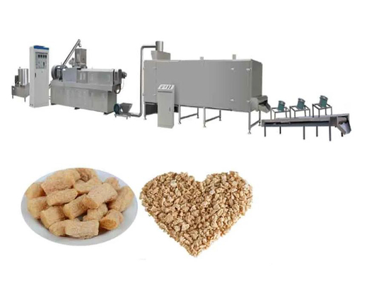 TSP soya protein machinery soya nuggets extruder production line