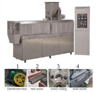 TSP soya protein machinery soya nuggets extruder production line