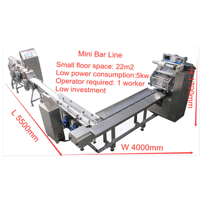150mm 90pcs/Min Cereal Bar Making Machine With Cutter