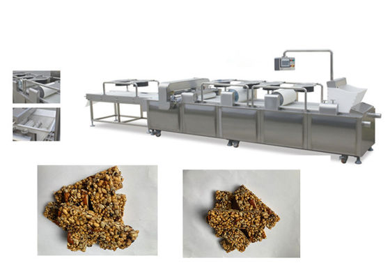 Stainless Steel Cereal Bar Granola Bar Making Machine Rolling Forming Cutting Machine