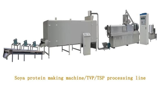 Industrial Soya Nuggets Extruder Stainless Steel High Performance