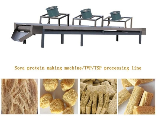 Automatic Soya Extruder Machine / Protein food production line