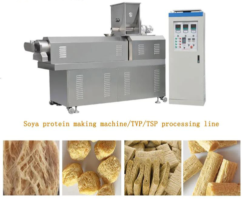 Automatic Soya Extruder Machine / Protein food production line
