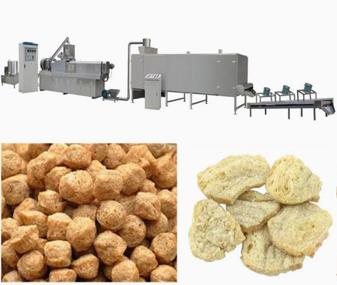 Swiss Technology Soya Chunks Extruder Machines