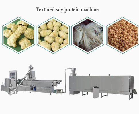 Textured Fiber Vegetarian Snack Food Extruder Process Line,Unique Design,5-stars services
