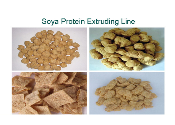 Double screw extruder machine for Soya Protein , soybean extruder machine