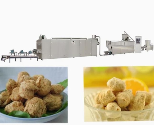 Continuous and automatic Extruded Isolated Soya Protein Food Extruding machine