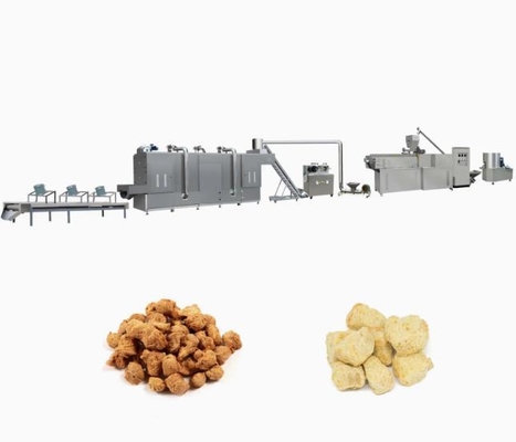Textured Soya Extruder Machine / soya nuggets extruder Production Line