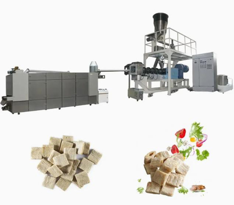 Textured Soya Extruder Machine / soya nuggets extruder Production Line