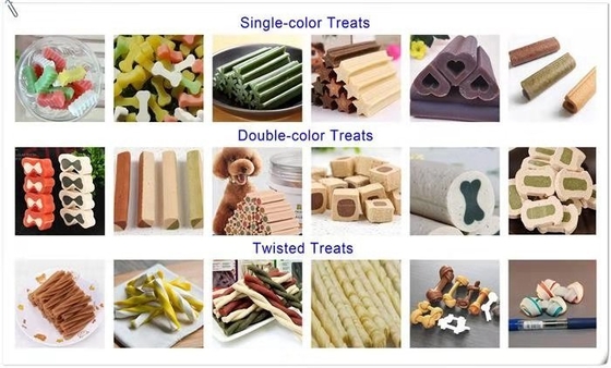 Fully Stanless Steel Pet Treat Machine Capacity Of 100 - 200kg Per Hour