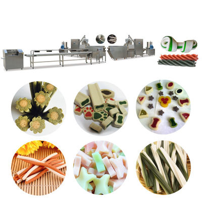 Dog Snack Machine Single Extruder Stainless Steel 100-150kg/hr