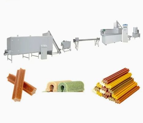 Dog Smartbone Making Pet Treat Machine , Dog Chewing Pet Food Machine