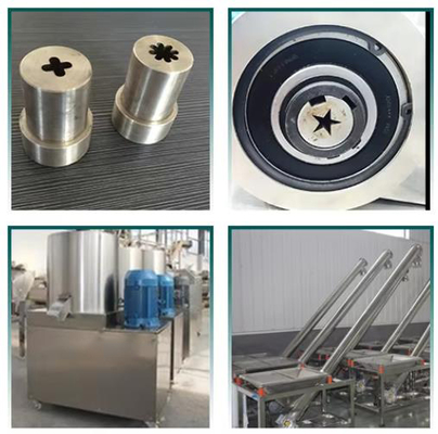 Dog Snacks Pet Food Manufacturing Equipment / Pet Treat Extruder Line