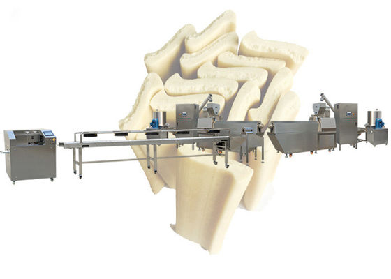 Teeth Clean Pet Treat Extruder Dog Treat Production Line Dental Treat Cutter