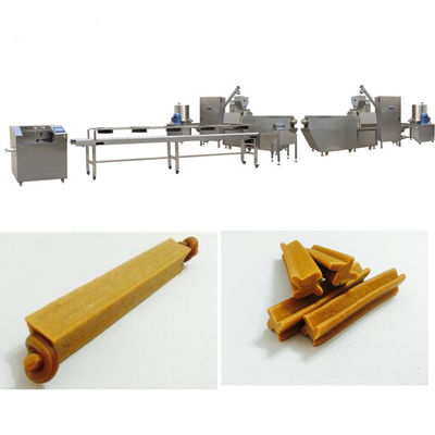 Teeth Clean Pet Treat Extruder Dog Treat Production Line Dental Treat Cutter