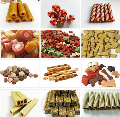 Teeth Clean Pet Treat Extruder Dog Treat Production Line Dental Treat Cutter