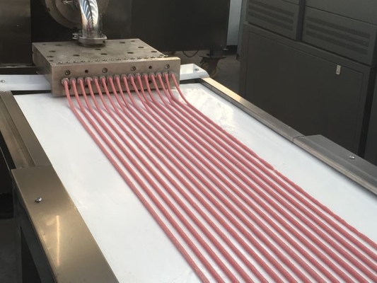 Dog Meat Strips Cold Extrusion Foring Machine Dog Food Meat Strip Extruding Line