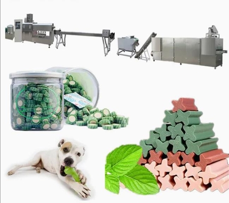Various Shapes Pet Treat Machine Dog Chews Snack Food Processing Equipment Extruder