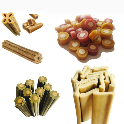 Various Shapes Pet Treat Machine Dog Chews Snack Food Processing Equipment Extruder