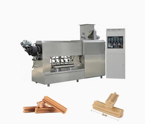 SS 100KW PET Chews Production Line For Dogs' Teeth Health