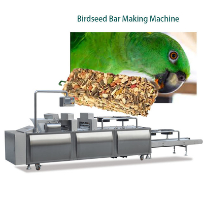2 Workers 10.8kw SUS304 Bird Bar Making Machine