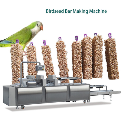 2 Workers 10.8kw SUS304 Bird Bar Making Machine