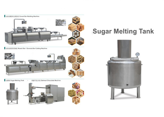 Puffed Rice Cake Machine 300~500kg per hour Capacity 2017 Siemens Touch Screen