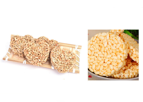 Puffed Rice Cake Machine 300~500kg per hour Capacity 2017 Siemens Touch Screen