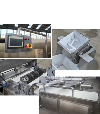 Stainless Steel Granola Bar/peanut brittle Cutting Machine Full Line
