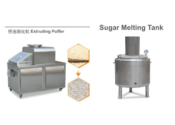 Granola Peanuts Sesame Rice Mixing Bar Forming Line