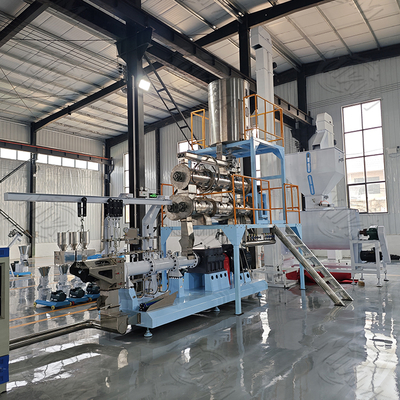 2 ton/Hr floating fish feed production line Siemens PLC Coltroller