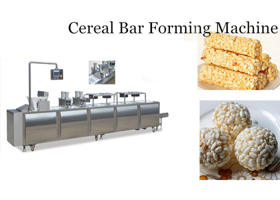 Crispy Puffed Snack Roasted Barley Cereal Bar Forming Machine SUS304 Material