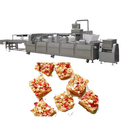Full Automatic cereal candy Bar Forming Machine for puffed rice ball