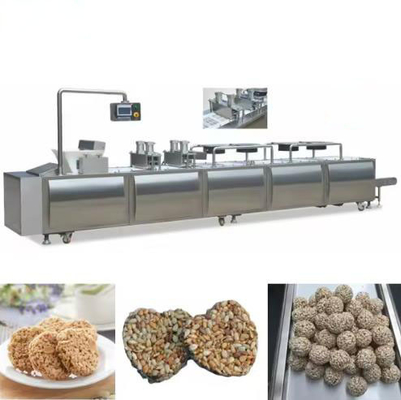 Peanut brittle Cereal Bar Forming And Cutting Machine Controlled by Siemens PLC