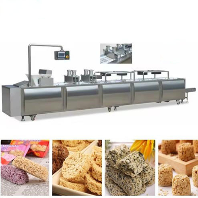 Peanut brittle Cereal Bar Forming And Cutting Machine Controlled by Siemens PLC