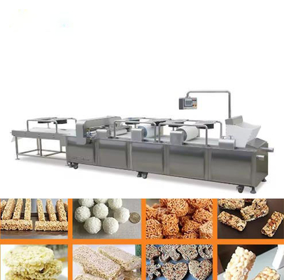 Stainless steel cereal bar snack food processing line , energy bar making machine