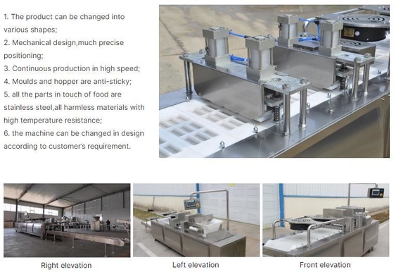 Full Automatic Granola Bar Machine , Cereal Bar / Cereal Bar Making Machine