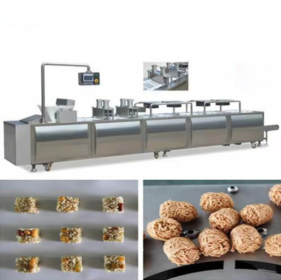 Popped rice bar forming machine / processing Line with rectangular shape
