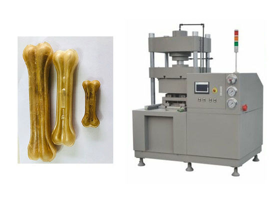 PLC Cowhide Dog Food Production Line Rawhide Bone Making