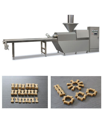 Automatic Pet Food Production Line stainless steel material pet meat snack machine