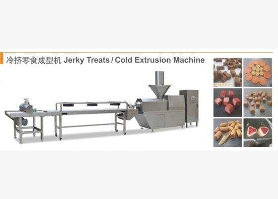 Cold Extruded Dog Jerky Snack Treat Machine with capacity of  200-300kg per hour Pet Food Machine