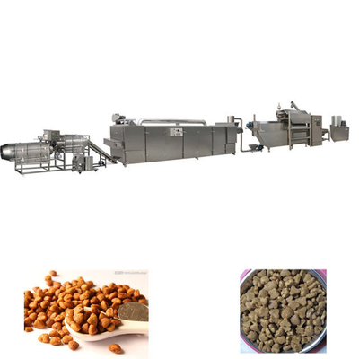 Twin Screw Extruder Pet Food Production Line , Pet Food Processing Line