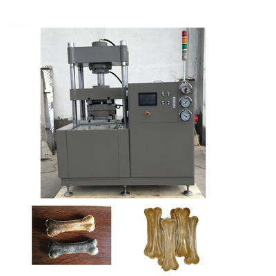 High Strength Hydraulic Pet Food Production Line Rawhide / Bone Pressing For Dog