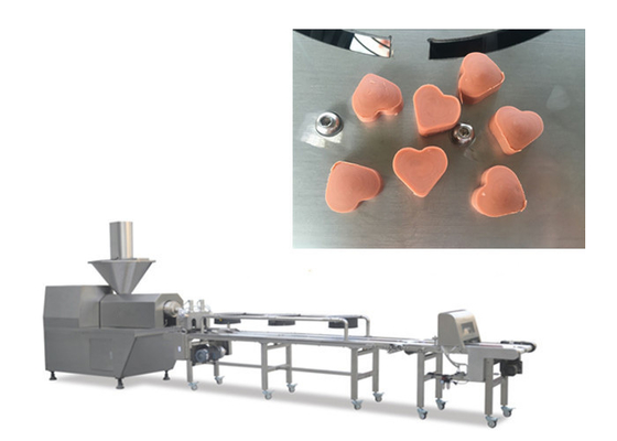Dog Treat Cold Extrusion Pet Food Production Line For Pet Treat Making