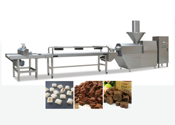 Automatic Chicken / fish / mutton Jerky meat Treats making Machine / Cold Extrusion Machine with Siemens PLC