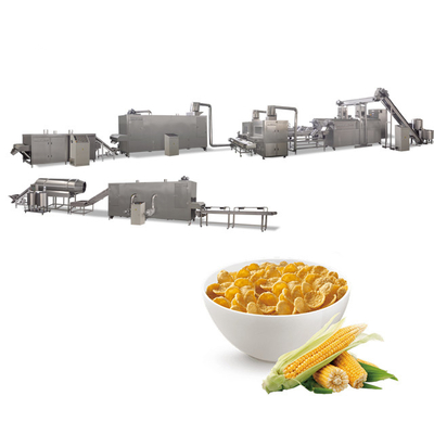 165kw 300kg/hr Corn Flakes Cereals Making Machine
