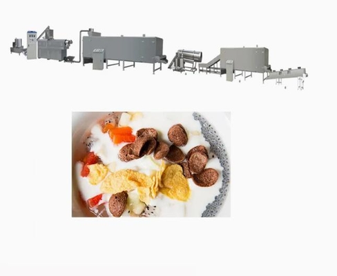 Cereal Breakfast corn flakes processing machine / rice flakes making machine