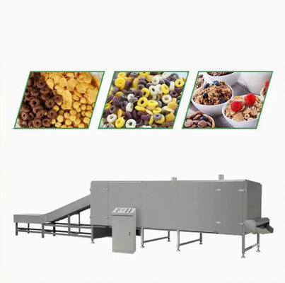 Cereal Breakfast corn flakes processing machine / rice flakes making machine